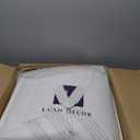 Lush Decor Haniya Solid Woven Cotton Textured Waffle Comforter Set, Full/Queen, White - Soft, Cozy, Breathable 3 Piece Bedding Set