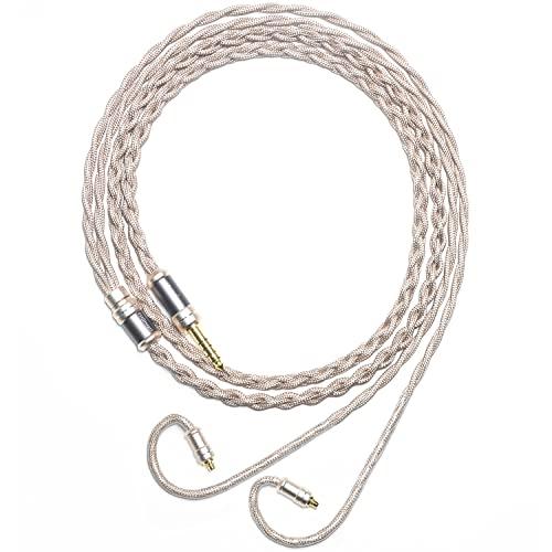 FSIjiangyi 6N Single Crystal Copper IEM Cable for Sennheiser IE900 IE600 IE300 IE200 4.4mm Balanced Hi-Fi Earphone Audio Upgrade Cable (3.5mm Plug)