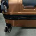 Rockland London Hardside Expandable Luggage with Spinner Wheels, Brown, 28-24-20-Inch