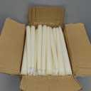 Retisee 100 Pcs 11 Inch Flameless Taper Candles LED Candles Bulk Battery Operated Taper Candle Flickering LED Candlesticks for Halloween Christmas Birthday Wedding Party Decor (Classic Style)