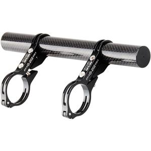 GUB 31.8MM Double Clamp Carbon Fiber Super Long Bike Bicycle Handlebar Extender Extension Light Lamp Computer Phone Mount Bracket Stand Holder
