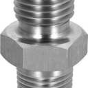 EVIL ENERGY 4AN Male Flare to 1/8" NPT Pipe Fitting Adapter Stainless Steel Straight