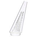 Glass Vase Clear – Colored Crystal Flower Vase, Simple Modern Vases Home Decor (Transparent)
