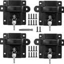 JINCHEN Bed Tie Down Anchors Plates Brackets Fit for 2015-2022 F150 F250 F350 Box Link Tie Downs with Truck Bed Tie Downs for Truck, 4 Pack