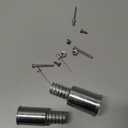 Threaded Tips Replacement for Extension Poles Repairing, Push Broom Handle Threaded End (1 in & 3/4 in)