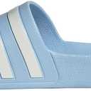 adidas Women's Adilette Aqua Slide Sandals (Blue) 11