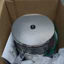 Cafe Du Chateau Stainless Steel French Press Coffee Maker 34 oz - Easy to Use Insulated Coffee Press with 4-Level Filtration, Manual Brewer for Tea, Camping & Travel with BPA Free, Durable Clear Glass