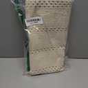 Alynsehom Macrame Table Runner Cream Beige Boho Table Runners with Tassels Hand Woven Cotton Table Runner Rustic Farmhouse Table Runners for Bohemian Kitchen Dining Table(12x71in)