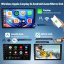 2G+64G Android 15 Car Stereo for Hyundai Sonata 2010-2015 with Wireless Carplay Android Auto,9 Touchscreen Hyundai Sonata Car Radio with Mirror Link WiFi/GPS Bluetooth FM/RDS SWC+AHD Rear Camera