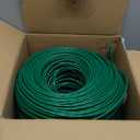MONK CABLES | CAT6 Plenum Cable 1000ft | UTP, 23AWG, 550MHz | DSX-8000 Certified | Most Certified Cable of The Whole Market (Green)