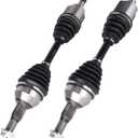KUSATEC Front CV Axle Shaft Assembly Fit for Buick Allure Century LaCrosse Regal Chevy Impala 2Monte Carlo Venture Oldsmobile Intrigue Silhouette Pontiac Grand Prix Montana, Replace# 66-1255 66-1250