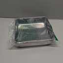 TeamFar 9 Inch Square Cake Pan Set of 2, Stainless Steel Square Baking Pan for Lasagna Cake Brownie, Healthy & Heavy Duty, Dishwasher Safe & Easy Clean, Deep Wall & Smooth Edge (Silver)