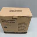 SUNZOS Corner Bathroom Counter Organizer, 3-Tier Countertop Perfume Tray Organizer with Makeup Brush Holder, Vanity Makeup Cosmetic Storage for Dresser (Amber Gold)