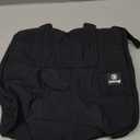 Quilted Crossbody Bags for Women,Puffer Weekender Overnight Bag,Purse Handbag Organizer,Small Tote Bags Shoulder Bag (Black)