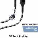ZGear Metal Housing for Lightning Tip 10 Foot Braided Sync & Charge Cable