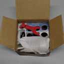 TIORIY Pull Down Spray Head Replacement - for Kitchen Faucet Sprayer Head with 15 Adapters, 3 Function Pull Out Faucet Spray Nozzle, Brushed Nickel