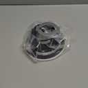 NICOR Lighting 4 inch Black and White Recessed Baffle Trim, for 4 inch Housings (19501)