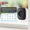 5MP 3K Window Camera, 2.4G & 5G WiFi Indoor Cameras for Home Security with Color Night Vision, Window Security Cam with Smart Human/Motion Detection, 2-Way Audio, 24/7 Recording, Easy & Quick Install