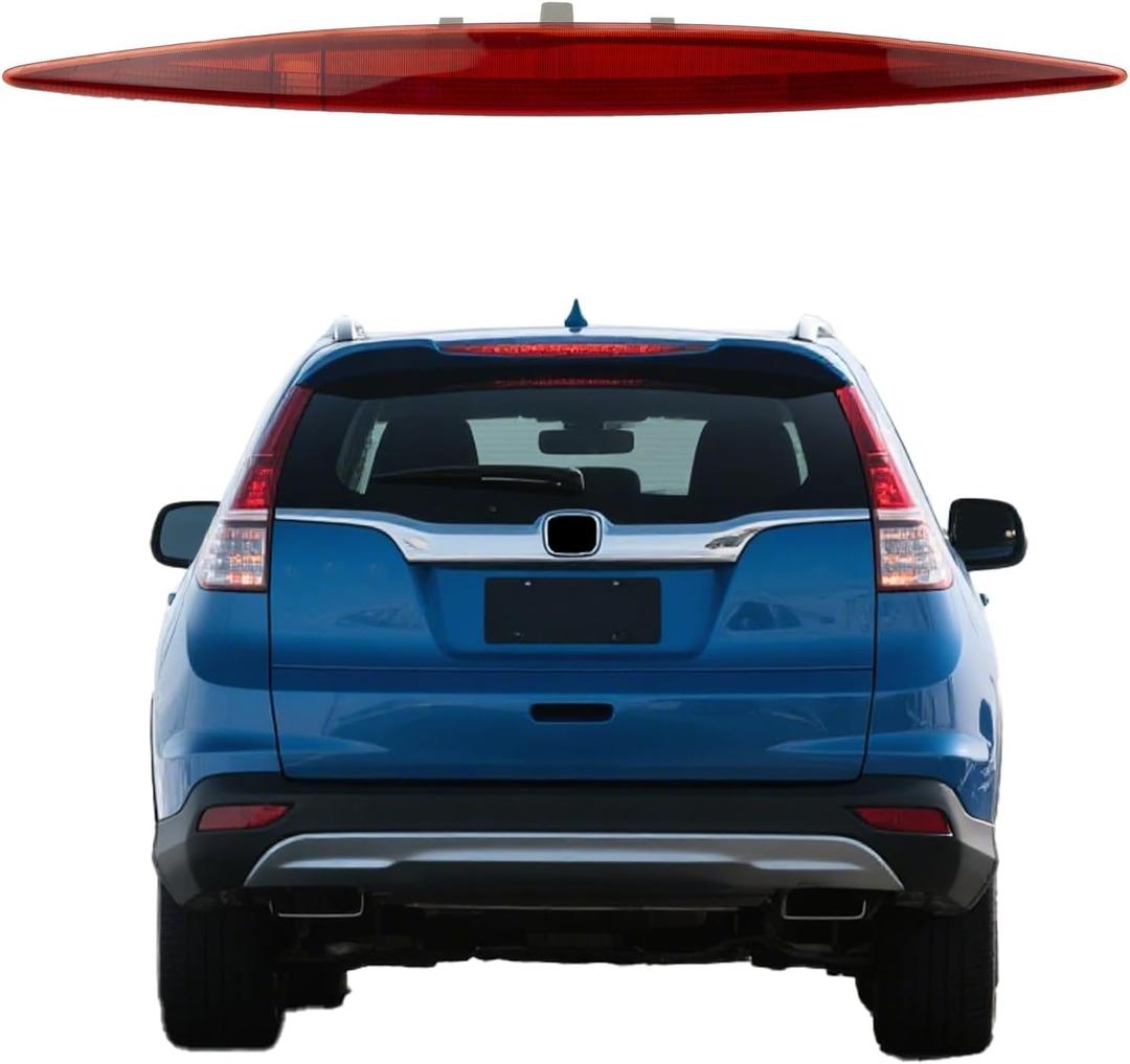 Third Brake Light Compatible with Honda CRV 2012 2013 2014 2015 2016, LED High Mount Stop Light Brake Lights,3rd Stop Lamp, Replacement for 34270TFCH01,(Red Shell)