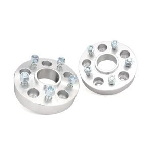 Rough Country 2" Wheel Spacers for 18-22 Jeep Wrangler JL/Gladiator JT - 10085,Silver
