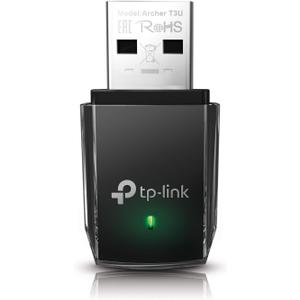 TPLink AC1300 USB WiFi Adapter(Archer T3U) 2.4G/5G Dual Band Wireless Network Adapter for PC Desktop, MUMIMO WiFi Dongle, USB 3.0, Supports Windows 11, 10, 8.1, 8, 7, XP/Mac OS X 10.910.14