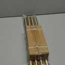 Lootkell Modern Gold Curtain Rods for Windows 48 to 84 Adjustable Length Heavy Duty 1" Diameter Brass Window Curtain Rod with Solid Metal Finials for Outdoor Farmhouse Bedroom Kitchen Living Room