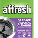 Affresh Garbage Disposal Cleaner, Helps Power Away Odor Causing Bacteria, Debris & Grime in Grind Chamber, Impeller & Drain Pipe, 12 Tablets, 1 Year Supply