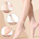 MANZI 12 Pairs Women's Ankle High Sheer Socks (Beige)