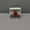 1: 12 Scale Mini House Furniture and Accessories Christmas Miniature Fireplace Mini Resin Fireplace for Mini House Christmas Decoration Xmas Gift