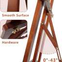 DJAR Art Easel for Painting, Tool-Less Installation Adjustable Wooden Painting Easel Stand for Adults, Artist, Beginners, Hold Canvas up to 39'', Walnut