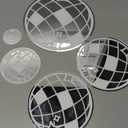 Yousoontic 12 Pcs Acrylic Disco Mirror Wall Decor Disco Ball Graduation Night Party Wall Decor Stickers Acrylic Round Mirror Trendy Room 80s Party Funky for Home Living Room Bedroom Bathroom