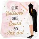 2026 Graduation Party Decorations, 50 Pack Cocktail Napkins for Congratulation Party Decor Supplies, Disposable Paper Napkins for College High School PhD Nurse Law School Graduations
