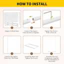 Wedding Welcome Sign Stand, Adjustable Wedding Sign Holder,Heavy Duty Metal Welcome To Our Wedding Sign Display Stand for Wedding Parties Commercial Events (White)