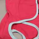 ROZKITCH Dog Surgery Recovery Sleeve Rear Legs, Male Female Pet Prevent Licking Wound Elbow Brace Protector, Dog Recovery Suit Cone Collar Alternative Pants Shirt for Wound Heal Wrap Rosered M (M(Chest: 20.8" Back: 14.5"))