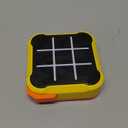 Tic Tac Toe Game, 3-in-1 Game Machine, Handheld Electronic Puzzle Games, Portable Travel Game for Trip, Office Break, Queue Time, Birthday Gift for Kids Adult (Yellow)