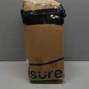 Bedsure GentleSoft Sherpa Fleece Blanket Queen Size for Bed, Non-Heated, Thick and Warm Throw for Women and Men, Soft Fuzzy Plush Heavy Queen Blanket for Winter, Black, 90x90 Inches