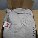 MorisMos 51inch Giant Shark Stuffed Animal, Large Shark Plush Toy Pillow Gift for Kids, Girlfriend, Gray