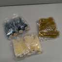 AerWo 24Pcs Mini Christmas Trees Bottle Brush Trees with Wood Base, Christmas Village Trees for Tabletop Christmas Decor Holiday Winter Decorations