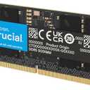 Crucial 64GB DDR5 RAM, 5600MHz (or 5200MHz or 4800MHz) Laptop Memory Kit, SODIMM 262-Pin, Compatible with 13th Gen Intel Core and AMD Ryzen 6000 - CT2K32G56C46S5