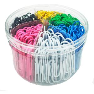 Colorful Paper Clips 300pcs 2inch Large Paperclips for Home Office School Paperwork and Document Organizing