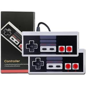 acisan 2-Packs Wired Classic Mini Controller Compatible with NES Classic Mini and SNES Classic Edition (2016/2018), 9.8FT Cable for an Immersive Gaming Experience