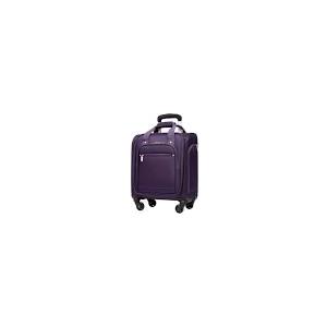 Coolife Underseat Carry On Luggage Suitcase Softside Lightweight Rolling Travel Bag Spinner Suitcase Compact Upright 4 Dual Wheel Bag