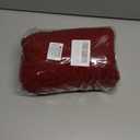 36 Inch Knitted Christmas Burgundy Tree Skirt for 5-6 FT Tree Decorations