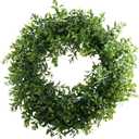 Generic Artificial Green Wreath 18 Inch for Front Door Wall Window Decoration