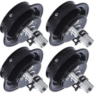 BlueStars 3412D024-09 Gas Range Sealed Burner Head & Igniter Assembly Replacement  Compatible with Magic Chef & Maytag Ranges - Replaces 12500050 3412D018-09 - Pack of 4