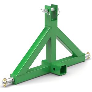 3 Point Trailer Hitch with 2" Receiver,3 Point Quick Hitch,Heavy-Duty Towing Hitch receivers Suitable for All Small to Big Tractors (Green)