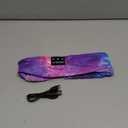 LC-dolida Sleep Headphones Bluetooth Headband Sleeping Wireless Headband Headphones with Thin HD Stereo Speakers Perfect for Side Sleepers, Sport, Yoga, Travel (Purple Starry)