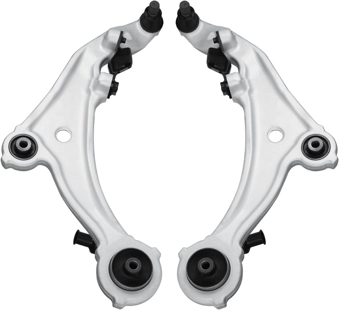2PCS for Nissan Murano 2009-2014 V6 3.5L Front Lower Control Arm + Ball Joint - Driver & Passenger Side Suspension Kit RK622157 RK622158