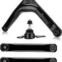 4PCS Rear Upper and Lower Control Arm Kit Fit for Jeep Grand Cherokee 1999 2000 2001 2002 2003 2004-4pc Set with Upper Ball Joint K643183 K641869 K7450