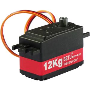 BETU Low Profile Servo, 12kg Metal Digital Servo, High Torque Servo Motor for 1/10 1/12 RC Vehicles On-Road Touring Drift Car Helicopter Model (180) BETU Low Profile Servo, 12kg Metal Digital Servo, High Torque Servo Motor for 1/10 1/12 RC Vehicles On-Road Touring Drift Car Helicopter Model (180)